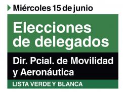 Elección de Delegados en la Dirección de Movilidad y Aeronáutica