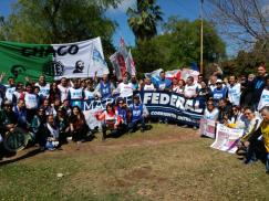 Marcha Federal: arrancó la Columna NEA