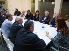 La CTA de los Trabajadores se reunió con Cristina Fernández de Kirchner