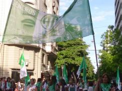 Repudio a la represión en la marcha del ENM de Rosario