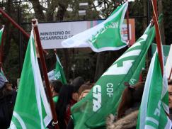 Jornada de protesta del Ministerio de Desarrollo Social