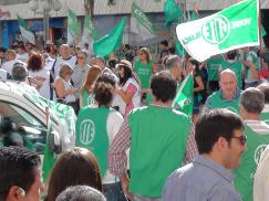 En unidad, trabajadores santafesinos se manifestaron en contra de las políticas neoliberales