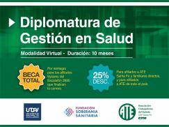 El 5 de abril cierra la inscripción a la 3era edición de la Diplomatura de Gestión en Salud