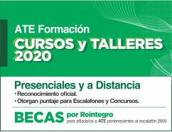 Propuestas de Formación de ATE 2020: Presenciales y a Distancia