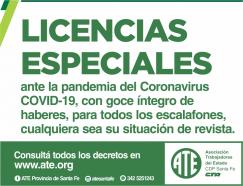Sobre las licencias especiales ante la pandemia del Coronavirus