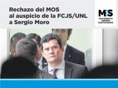 Rechazo del MOS al auspicio de la FCJS/UNL a Sergio Moro