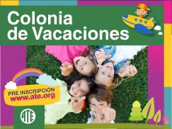 Propuestas de Colonias de Vacaciones para hijos/as de Afiliados/as