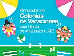 Propuestas de Colonias de Vacaciones para hijos/as de afiliados/as a ATE 