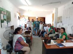 Estado de asamblea en el SIES 107 de Villa Ocampo