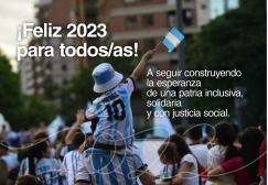 Con esperanza, inclusión, solidaridad y justicia social, ¡Feliz 2023!