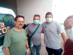 Recorrida de ATE por el Hospital Gutierrez de Venado Tuerto y el SAMCo de Firmat