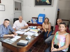 Reunión de ATE con autoridades del Hospital Oncológico J.B. Iturraspe