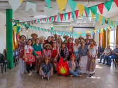 Jubilados/as vuelven a celebrar la Fiesta Junina en ATE