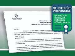 Fueron Declaradas de interés provincial las propuestas de formación de ATE para este año 