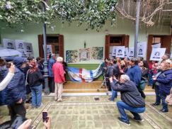 Se inauguró en ATE el mural “Nos reflejamos en su memoria”