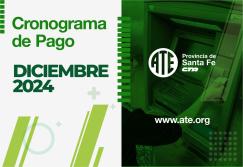 Cronograma de pago correspondiente al mes de diciembre