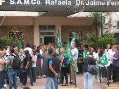 Rafaela: protesta ante hechos de violencia en el hospital y centros de salud